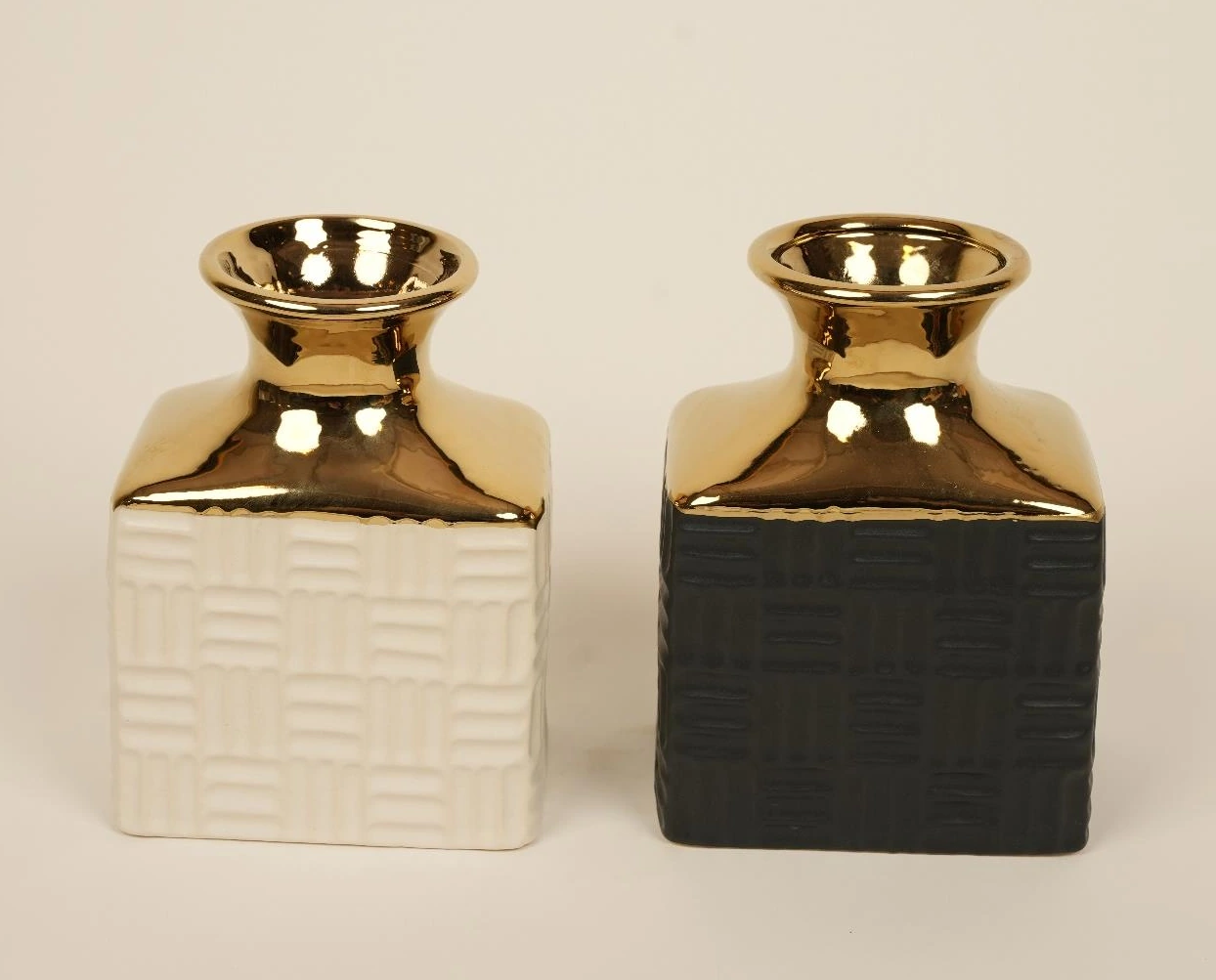 Ceramic Vase Bottle With Neck 29*8.5*14*9Cm Med